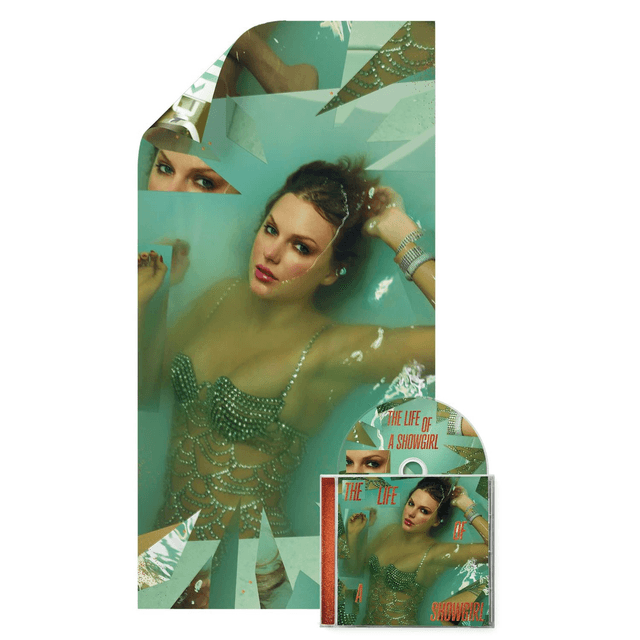 Taylor Swift - The Life of a Showgirl CD (Sweat and Vanilla Perfume CD & Poster)