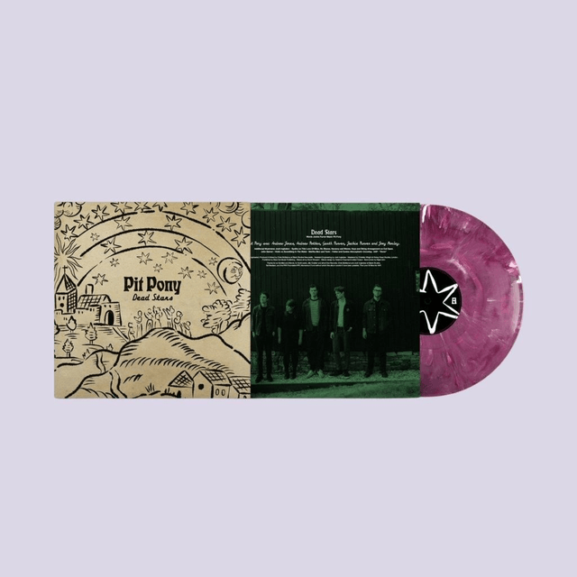 Pit Pony - Dead Stars LP (Limited Edition Purple & White Swirl Vinyl)