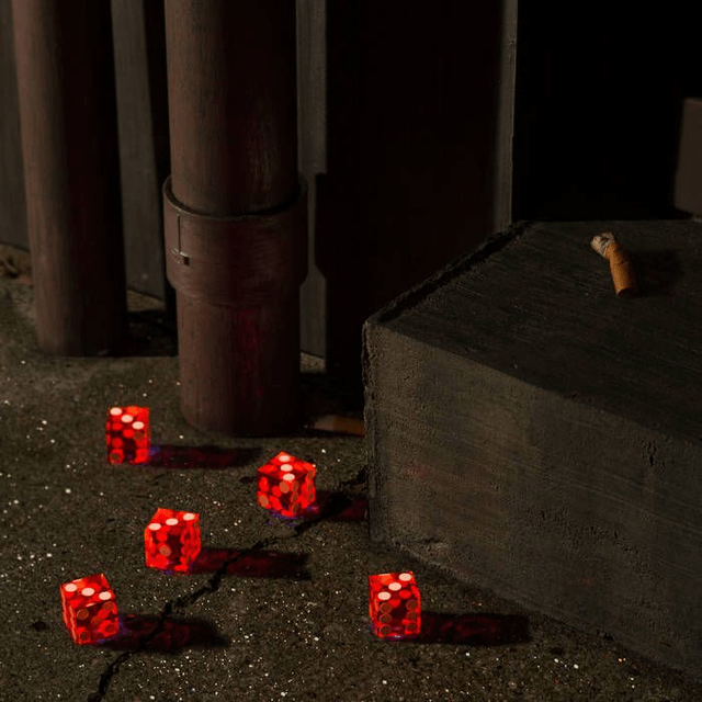 Bright Eyes - Five Dice, All Threes 2xLP (Limited Edition Red & Orange Splatter Vinyl)