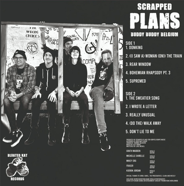 Scrapped Plans - Buddy Buddy Belgium LP (Random Colour Vinyl)