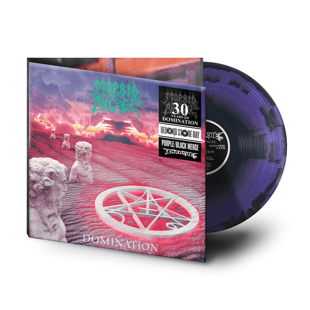 Morbid Angel - Domination LP (Limited Edition Purple / Black Merge Vinyl)