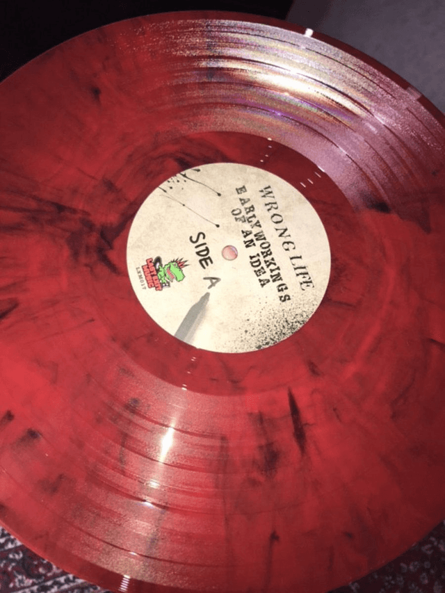 Wrong Life - Early Workings of an Idea LP (Limited Edition Marbled Red & Black Vinyl)
