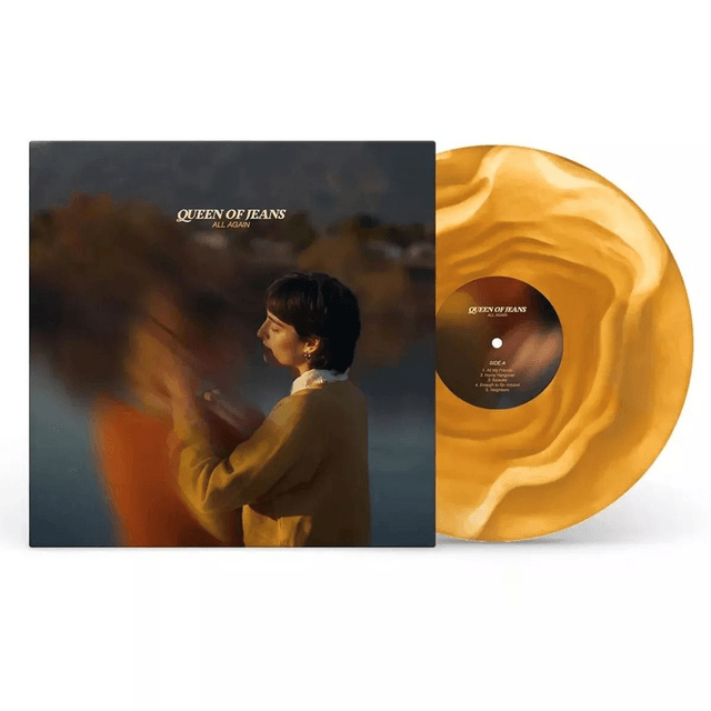 Queen of Jeans - All Again LP (Limited Edition Gold & Amber Vinyl)