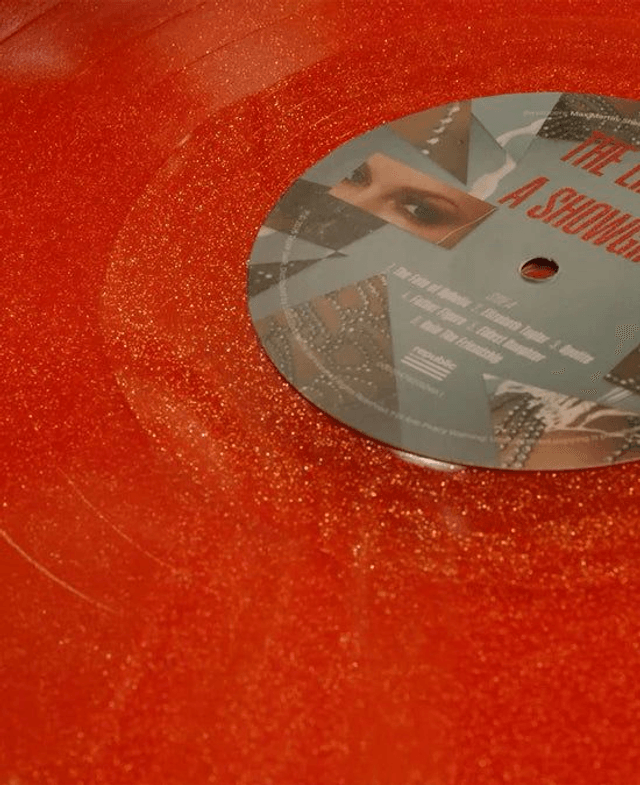 Taylor Swift - The Life of a Showgirl LP (Sweat and Vanilla Perfume Portofino Orange Glitter Vinyl)