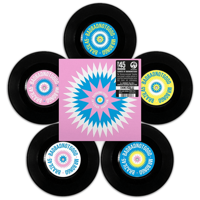Various Artists (Curated by BADBADNOTGOOD)  - Mr Bongo's Brazil 45 Boxset Vol.6 5x7" Boxset (Limited Edition Black Vinyl)