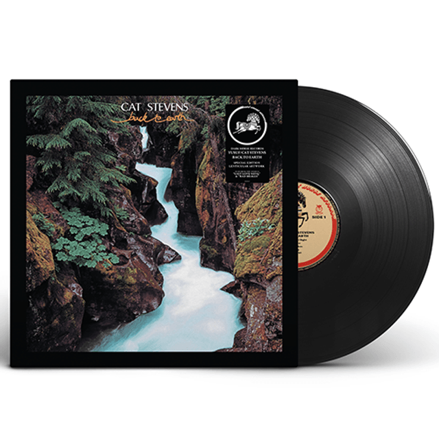 Yusuf / Cat Stevens - Back to Earth LP (Limited Edition Black Vinyl & Lenticular Artwork)