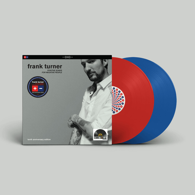 Frank Turner - Positive Songs for Negative People 2xLP (10th Anniversary Edition Red & Blue Vinyl)