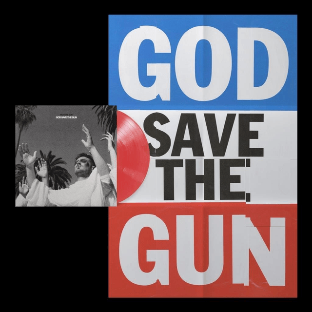 Militarie Gun - God Save the Gun LP (Limited Edition Translucent Red Vinyl & Bonus Poster)
