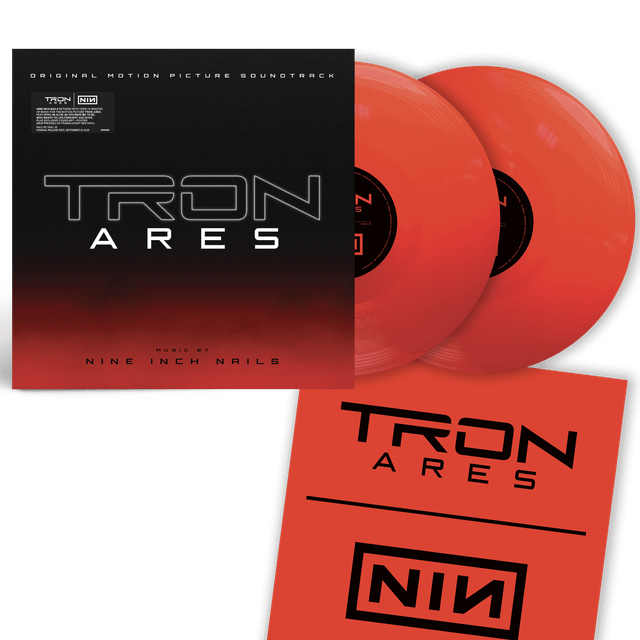 Nine Inch Nails - Tron: Ares Soundtrack 2xLP (Indies Exclusive Transparent Red Vinyl with Alternative Cover & Poster)