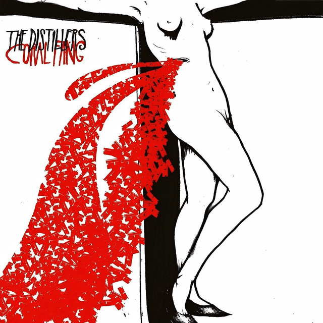 Distillers, The - Coral Fang LP (Red with Black Splatter Vinyl)