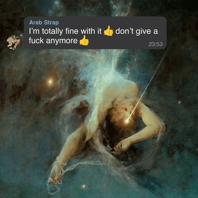 Arab Strap - I’m totally fine with it 👍don’t give a fuck anymore 👍 LP (Limited Edition Indies Exclusive Emoji Yellow Vinyl)